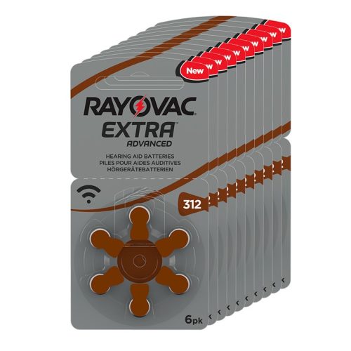 Pilas Rayovac Extra 312 - Pack 10